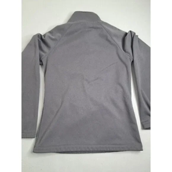 WOMENS Under Armour Loose Fit Fleece 1/4 Zip Pullover Small Gray - Picture 4 of 4